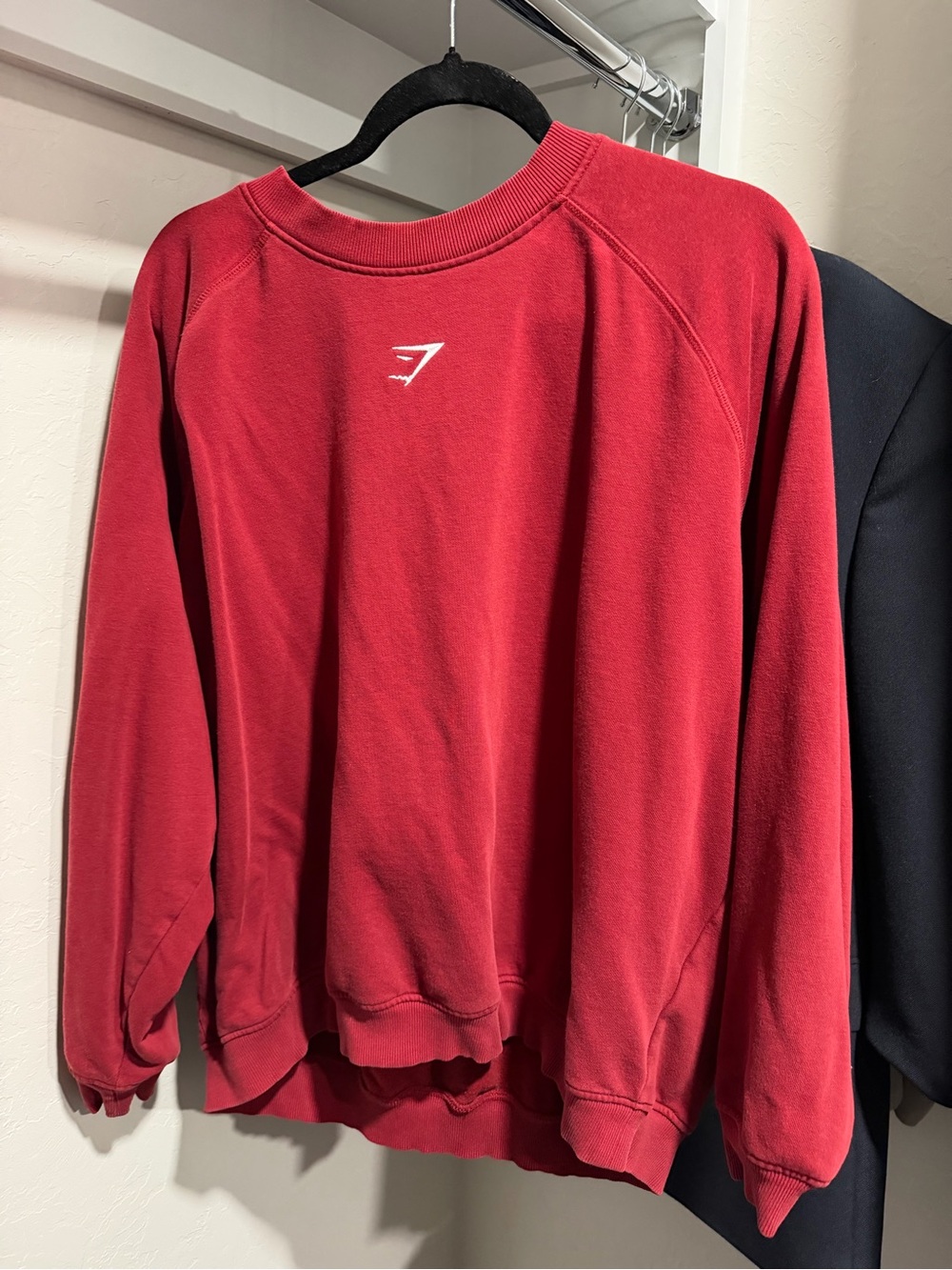 Gymshark Red Crewneck Sweatshirt